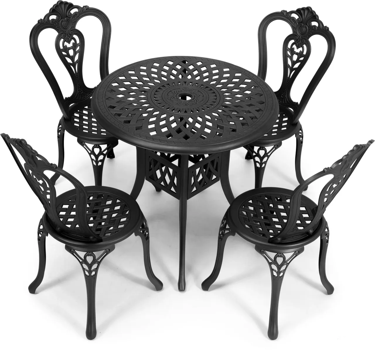 AFRI101 Victoria Metal Table & Chair Set