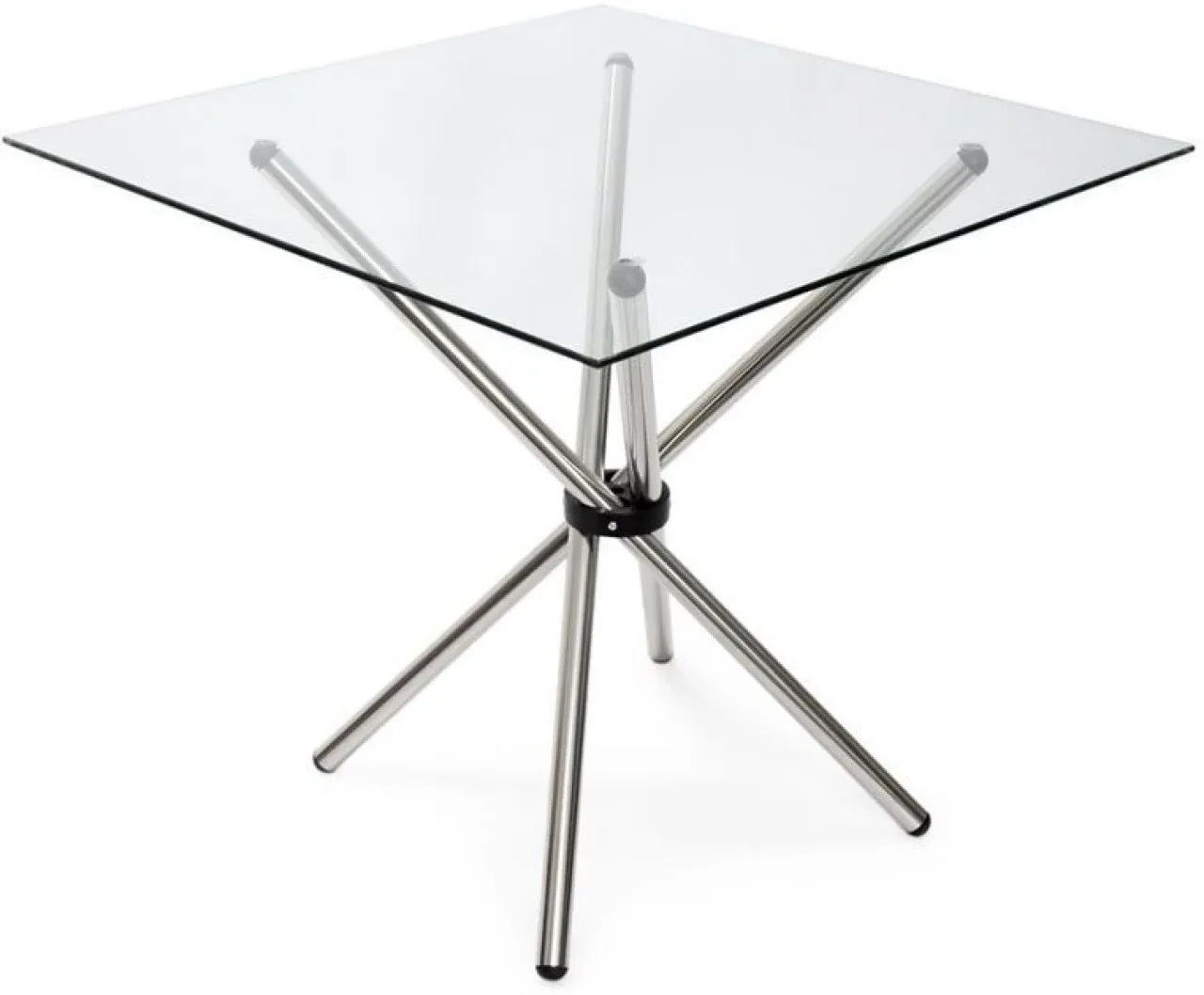 HR Square Glass Table Folding Table Folding Table