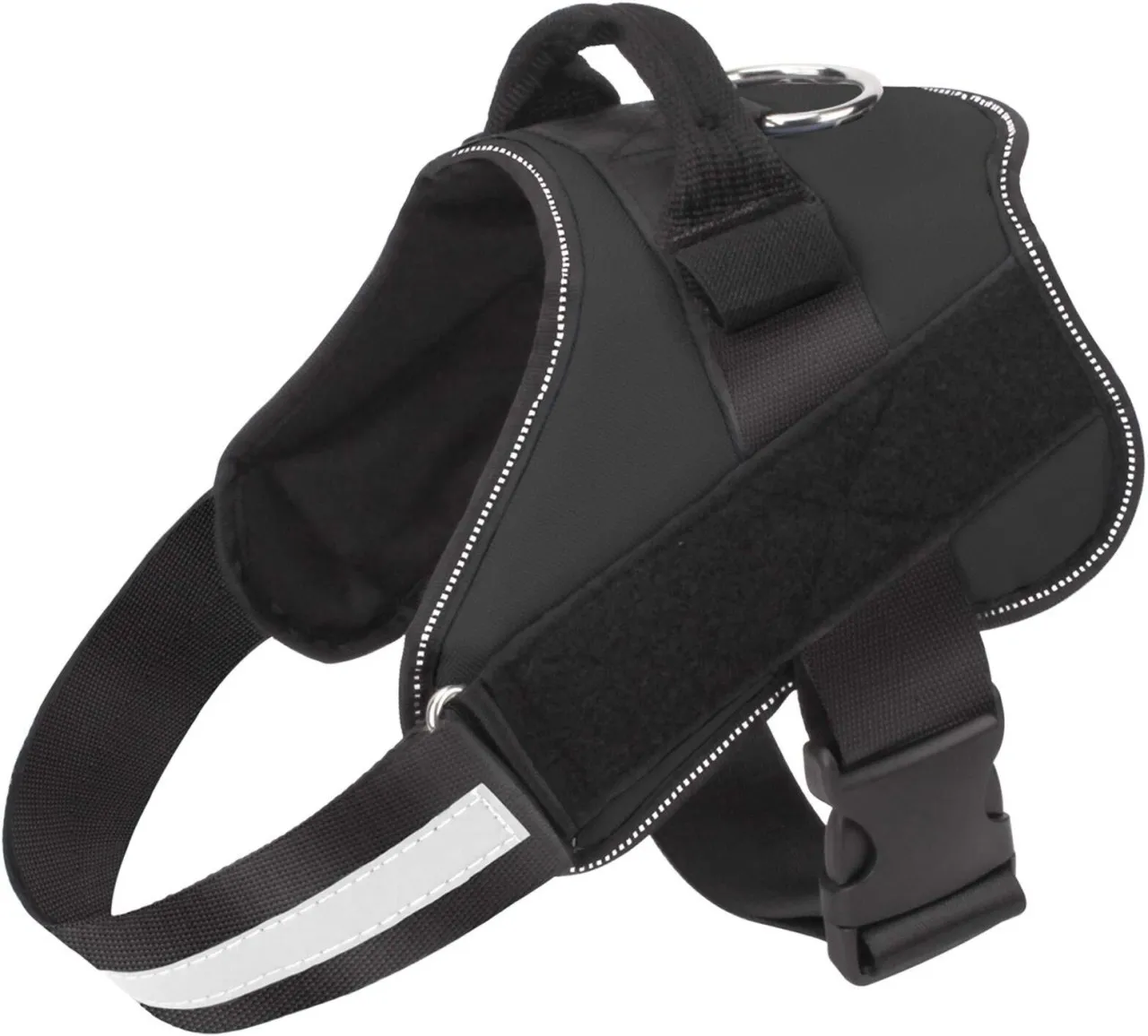 Junxidz Dog Harness, No-Pull Reflective Dog Vest, Breathable Adjustable Pet Harness with Handle for…