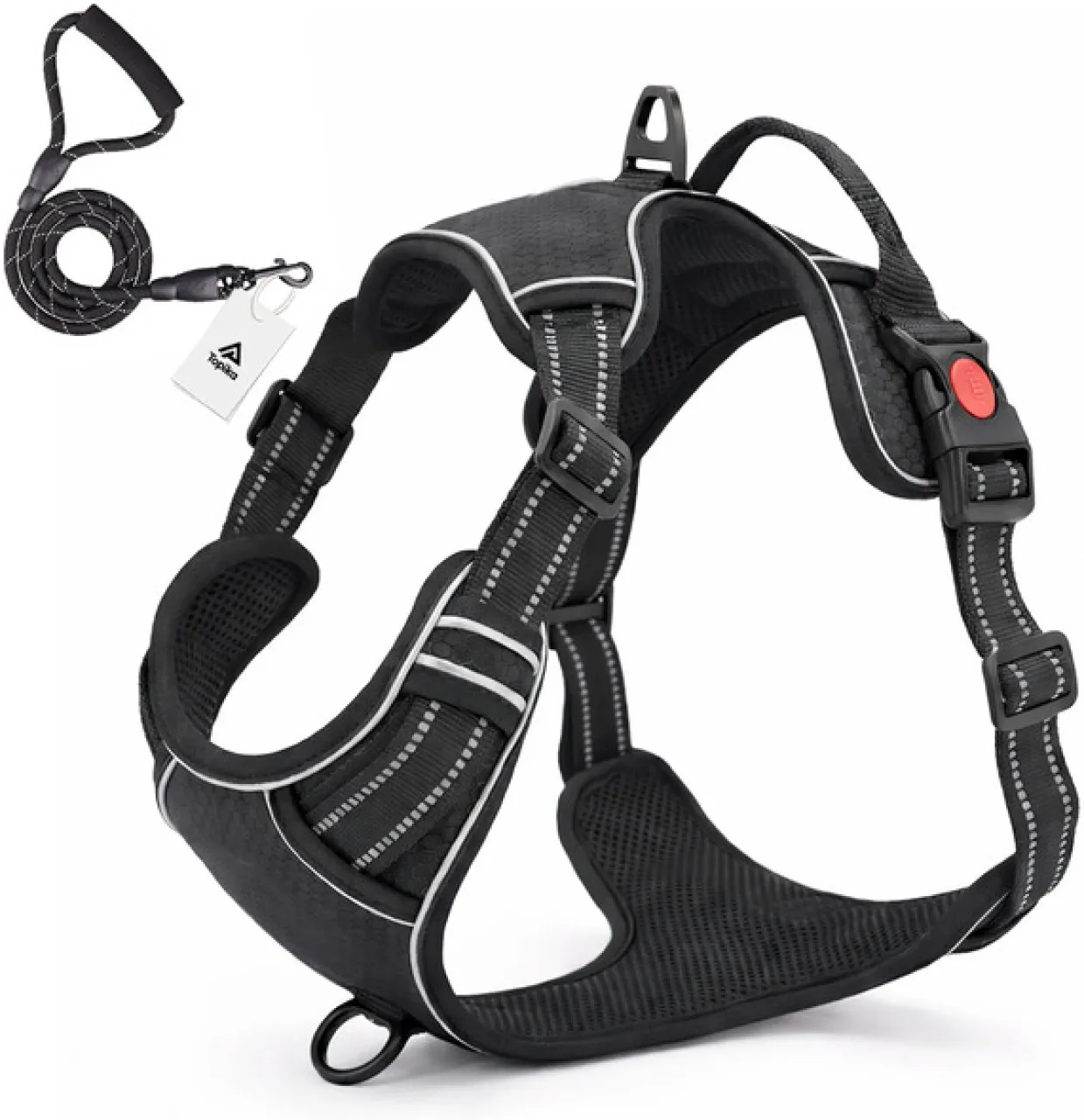 Topika No Pull Dog Harness with Leash, Adjustable Dog Vest Dog Training Harness