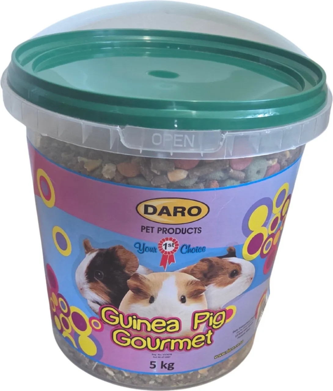 DARO GUINEA PIG GOURMET 5KG Fruit, Vegetable 5000 g Dry Adult, Senior, Young Guinea Pig Food