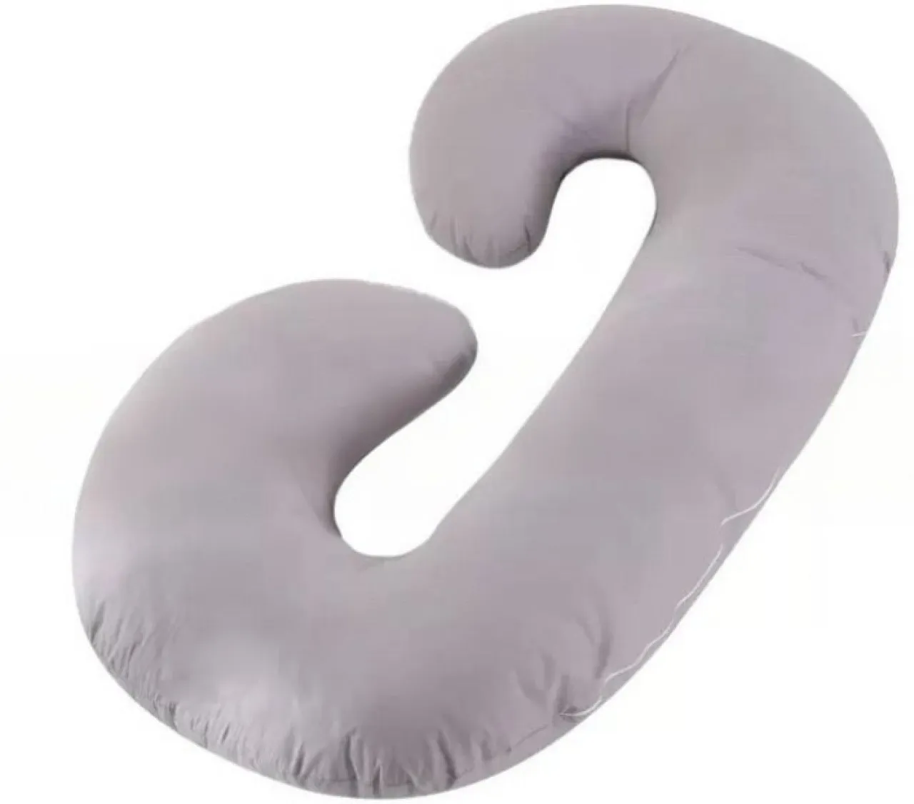GL C-Shaped Pregnancy Support Polyester Fibre Solid Pregnancy Pillow