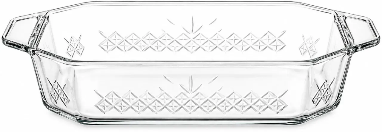 Borcam Oven Dish 2.7lt (35.5x21x6.5cm) Rectangular Glass Baking Dish