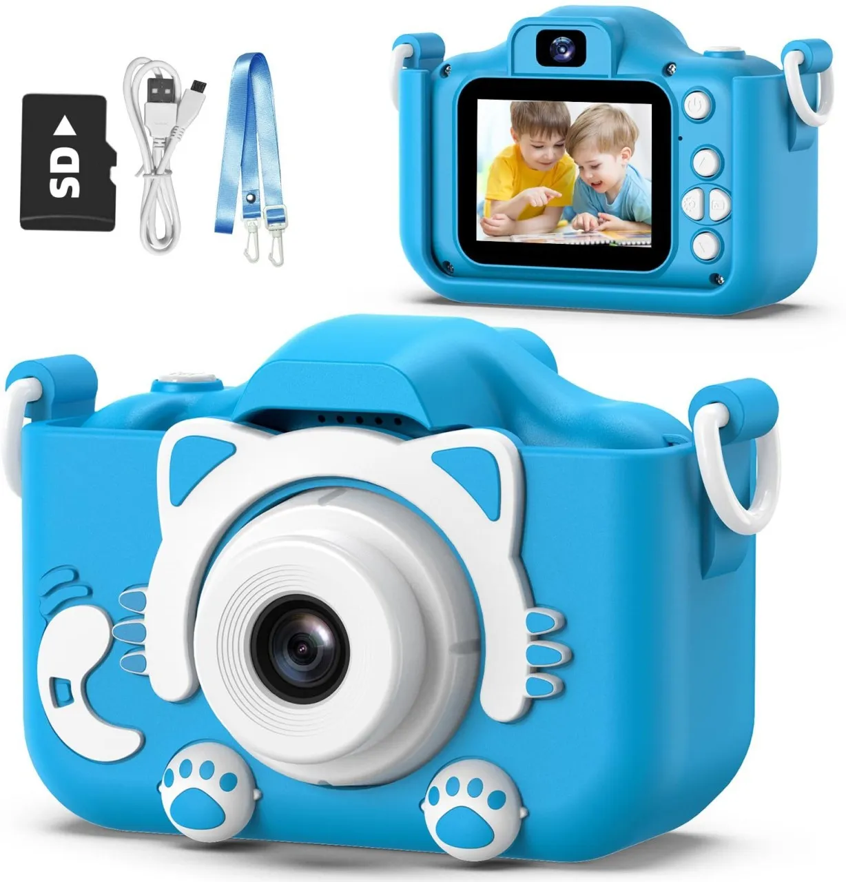Tidecus Kids Camera Toys for 3-8 Year Old Girls Boys,Children Digital Video Camcorder Camera with C…