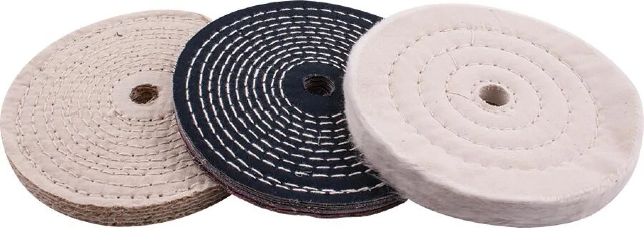 Tork Craft White Buff/Mop Unstitched 150 x 50Ply x 1/2" Hole Dual Action (DA) Polisher