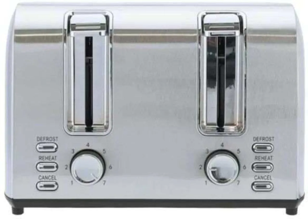 Morphy Richards Brushed Stainless Steel 4 Slice Bread Toaster Stylish 1400 W Electric Auto Pop Toas…