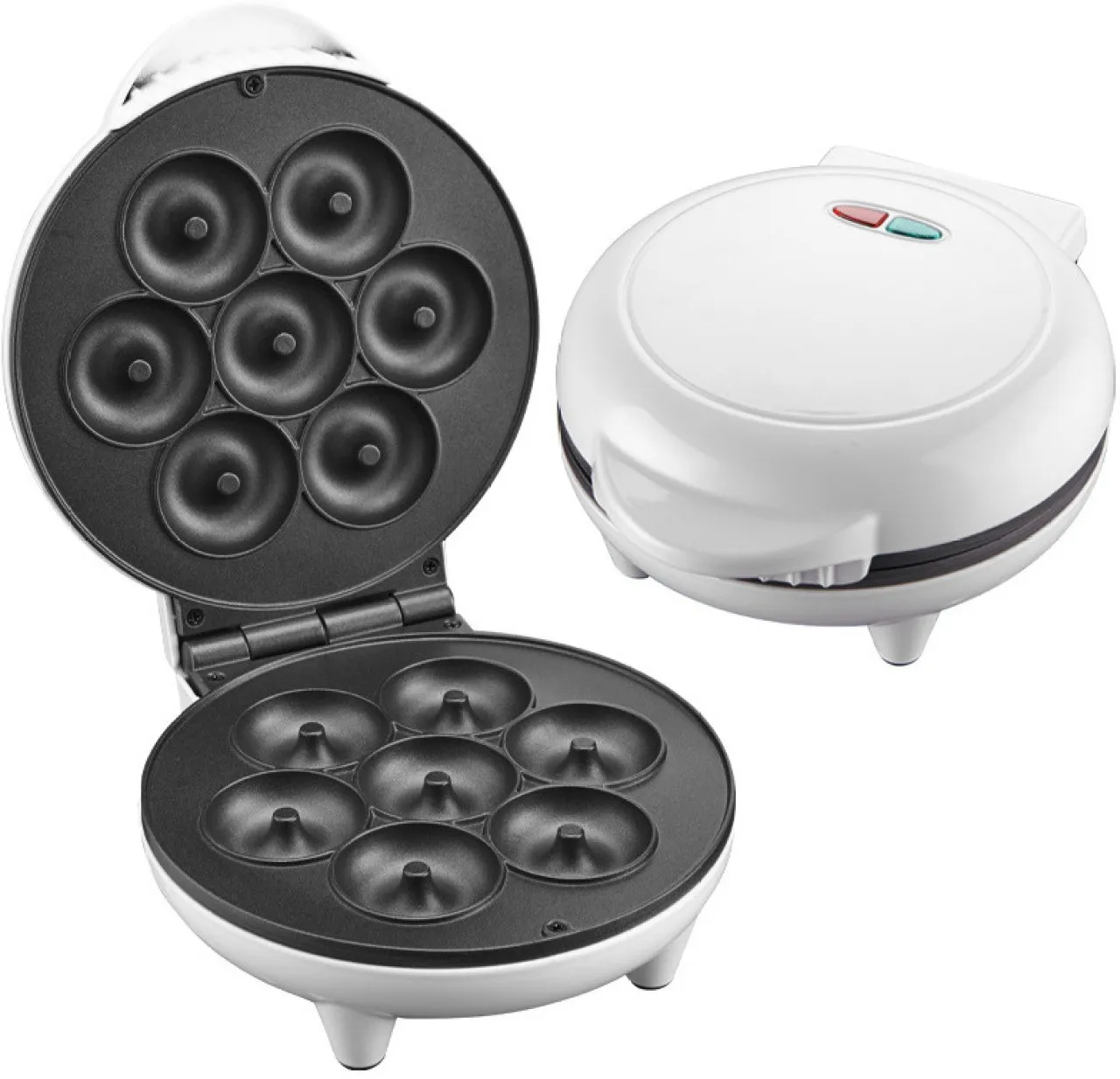 Solala Toaster, donut machine home toaster cake breakfast machine 7 hole mini donut machine, intern…