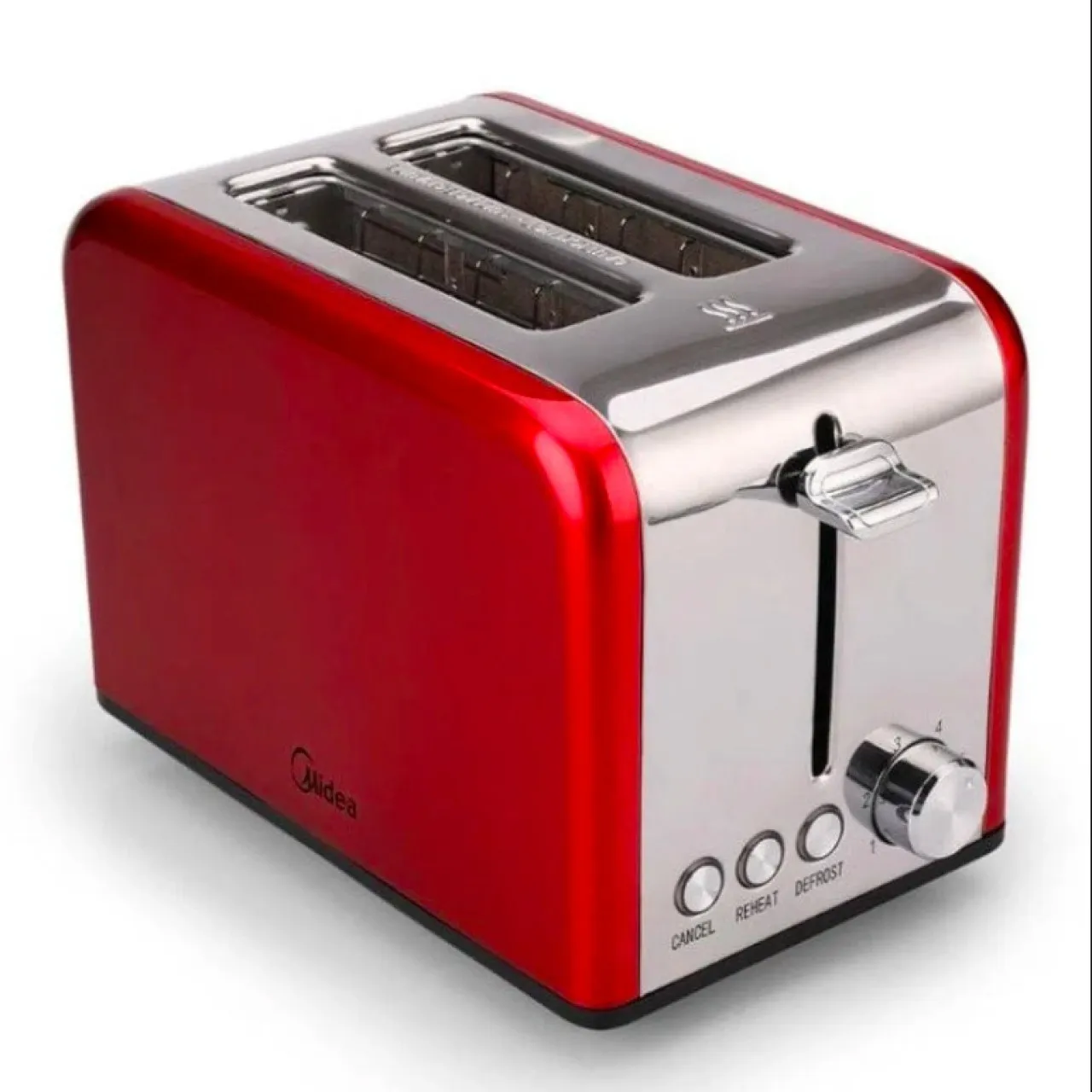 Midea RS2L13W 700 W Electric Pop Up Toaster