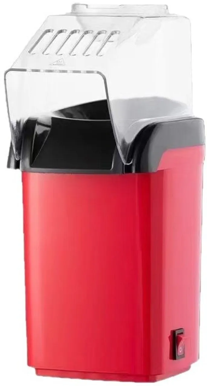 Lingfeng Popcorn Machine: Hot Air Pop Popcorn , Home Party Movie Nights, Red 1 L Popcorn Maker