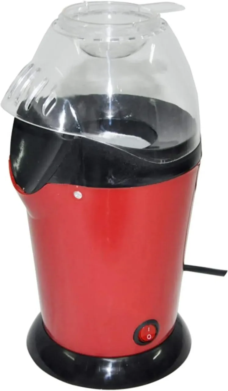 WEIWEISTORE Popcorn Machine,Hot Air Popcorn Maker, Household 200W Electric Popcorn Machine with Hot…