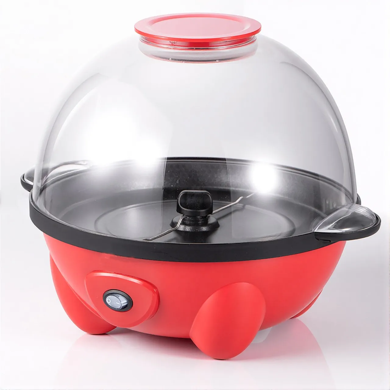 Flycross Popcorn popper, Electric Popcorn Maker With Stirring System Hot Air Popper For Home Kitche…