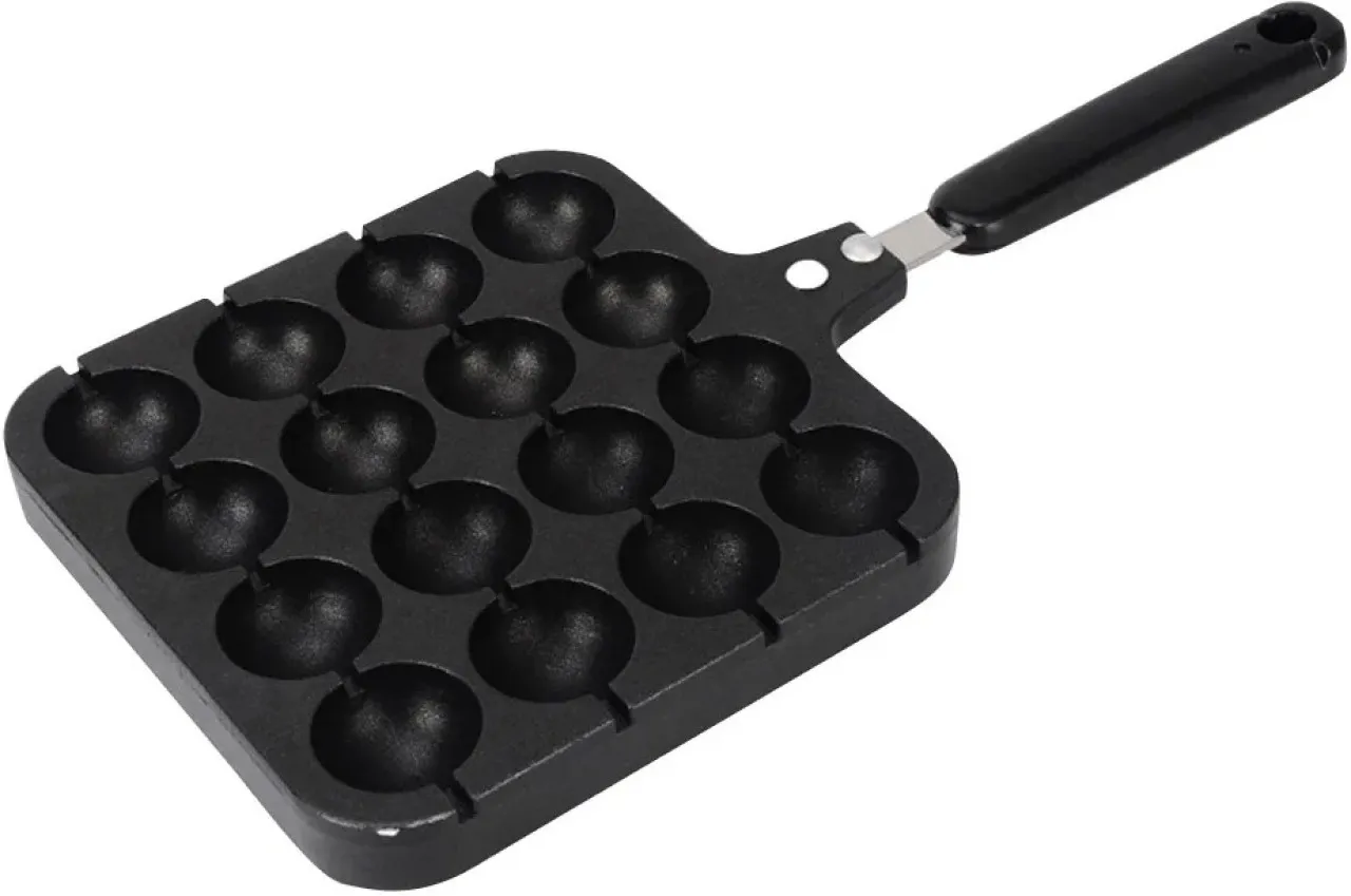 Huanix style A 16Holes Non-Stick Takoyaki Grill Aluminum Alloy Pan Cooking Grill Baking Pan 1 L cap…