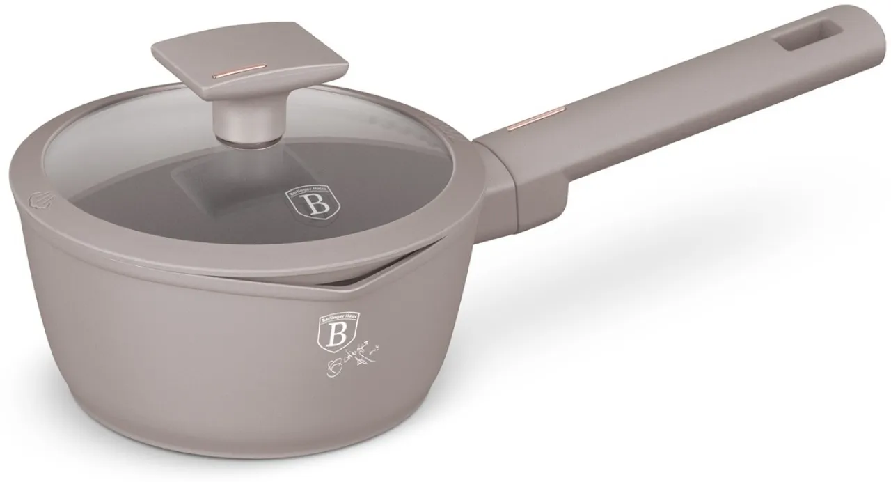 Berlinger Haus 16cm Titan Pro Coating- Taupe Sauce Pan 1.7 L capacity