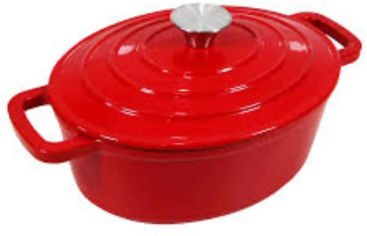 Generic G20-1-16 31cm Enameled Cast Iron Dutch Oven Pot with Lid 3 L capacity