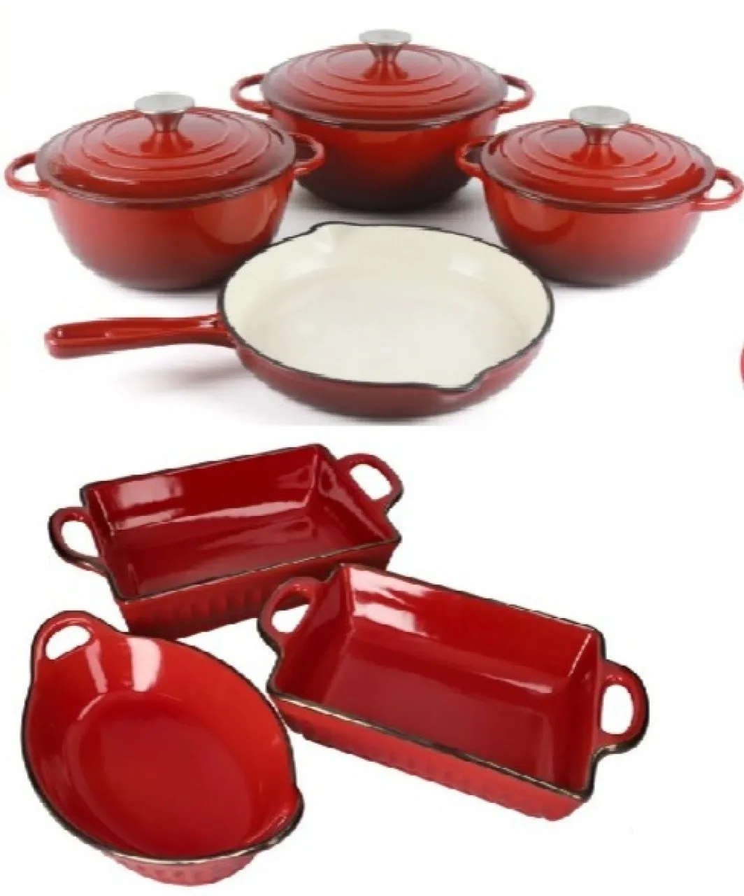 THE GREEN BLISS BOUTIQUE 10 PIECE COOKING SET Pot with Lid 2 L capacity