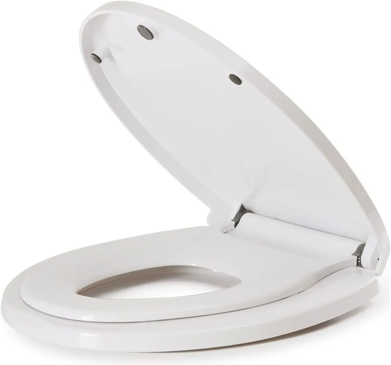 Chenshia 2-in-1 Soft Close Toilet Seat with Built-In Toddler Potty Training Seat, Magnetic Child In…