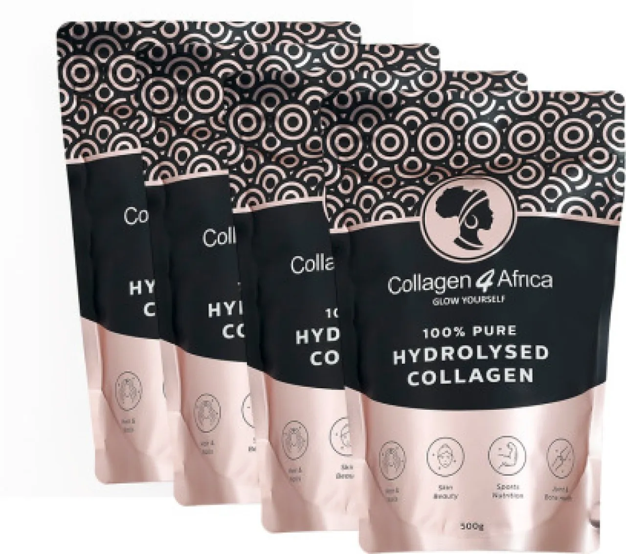 Collagen 4 Africa Hydrolysed Bovine Collagen 2kg EAA (Essential Amino Acids)