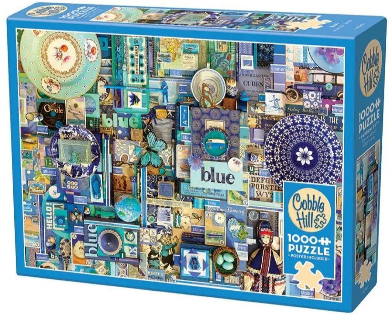 Cobble Hill Blue Jigsaw Puzzles