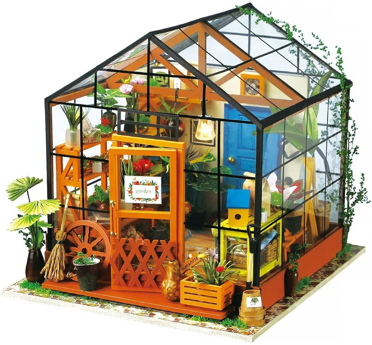 Robotime DIY House - Cathy's Flower House - 140 Pieces 3D Puzzles