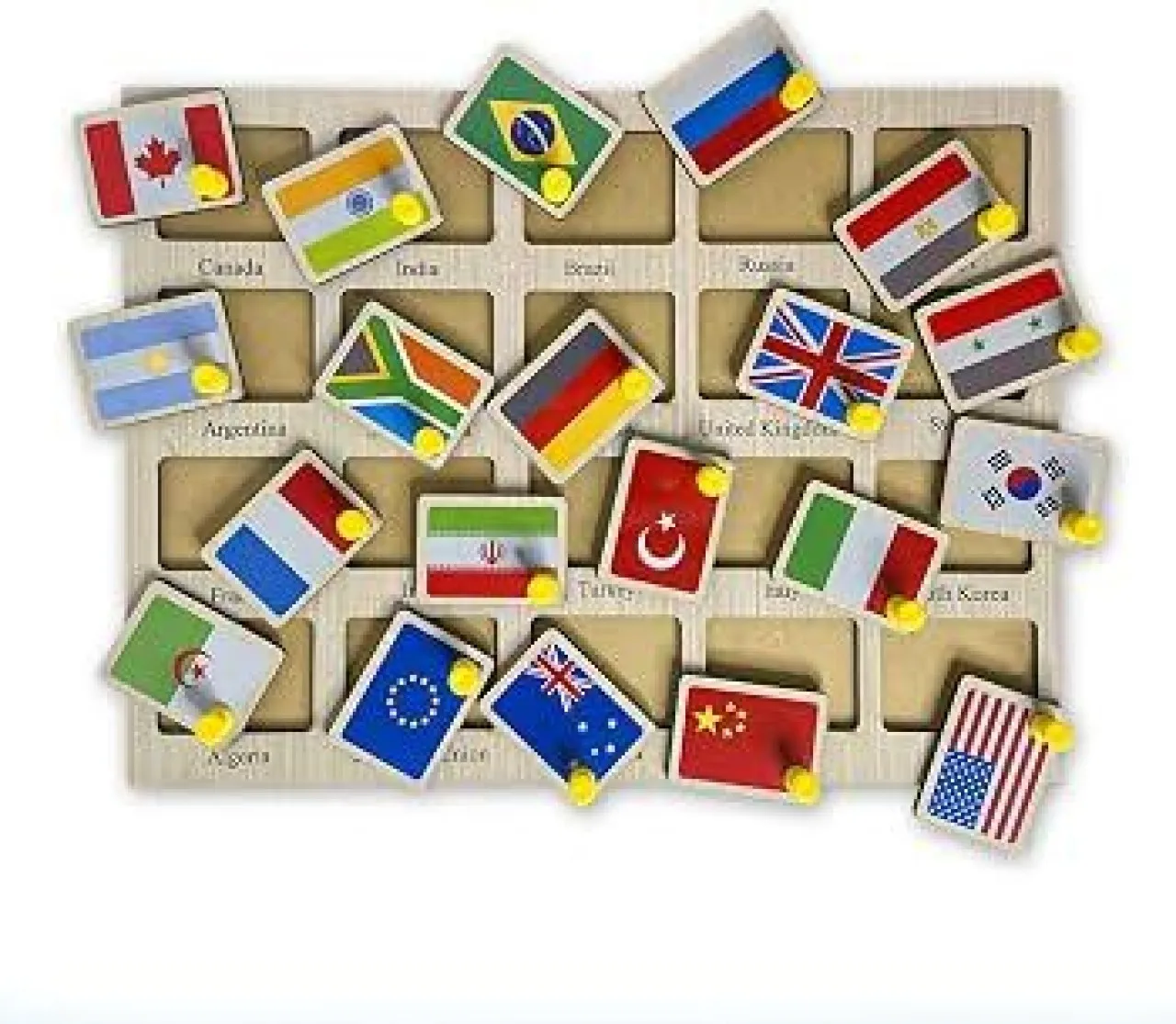 FBS WOODEN NATIONAL FLAG PUZZLEWT72 Wooden Puzzles