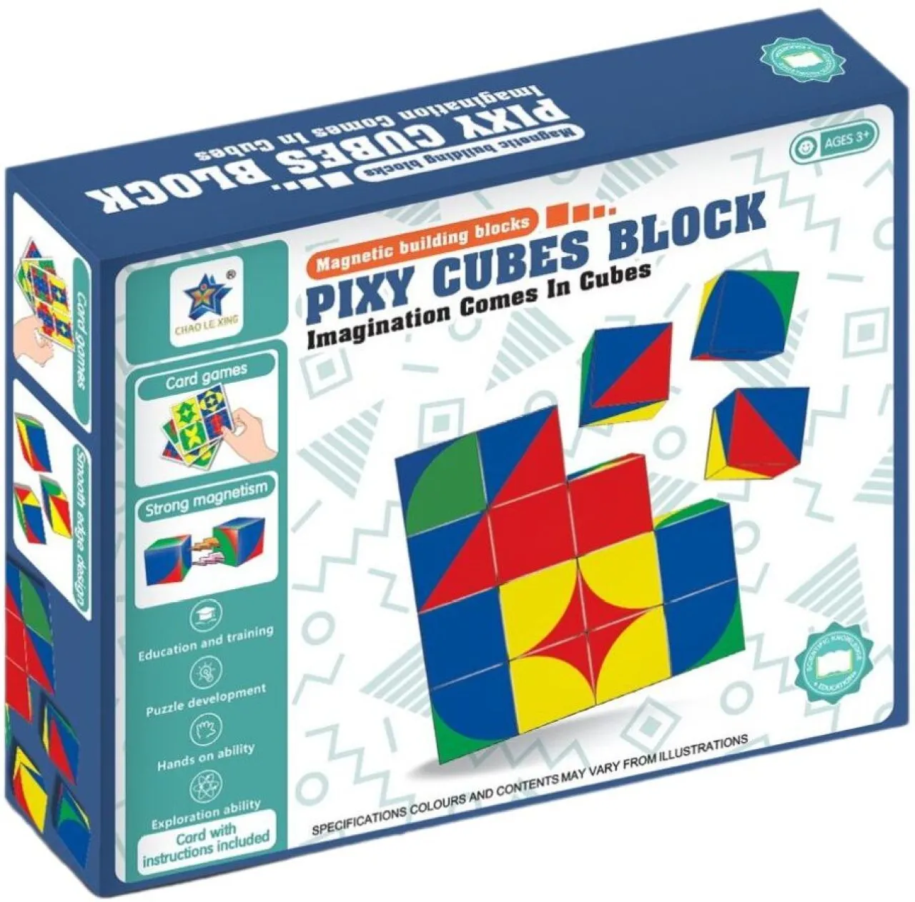 Generic 16 Piece 3DEducational STEM Building Toy for Kids Logic & Spatial Development 3D Puzzles