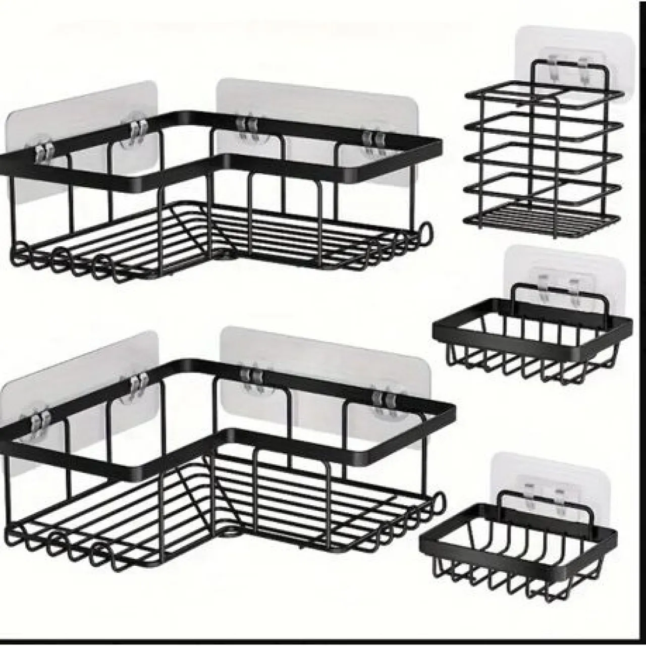 top sale trader Metal Triangle Corner Storage 5 Piece Set Steel Rack Shelf
