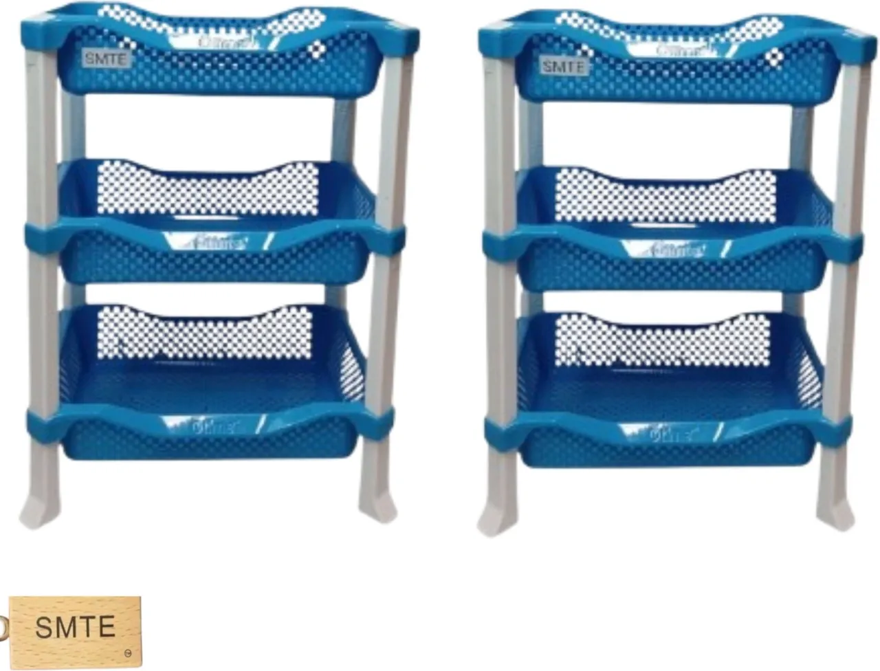 SMTE Organizer Plastic Rack Shelf