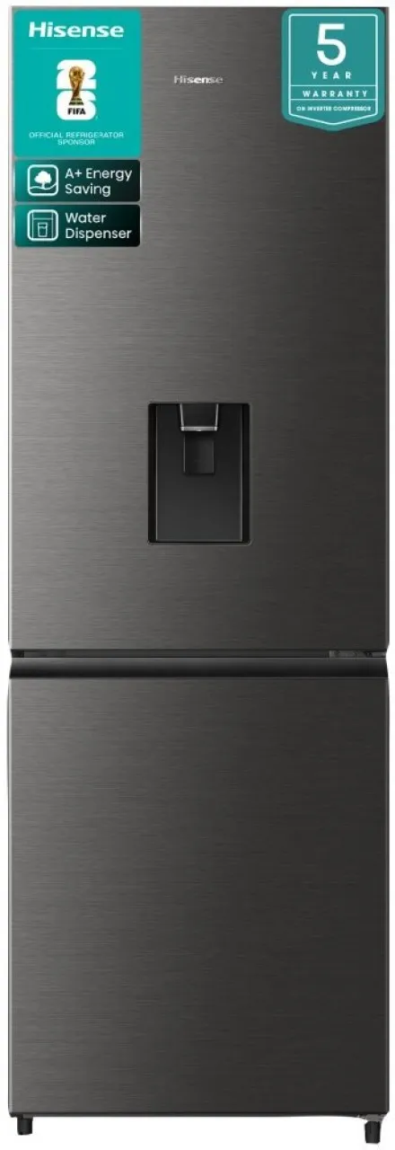 Hisense 323 L Double Door Bottom Mount Fridge