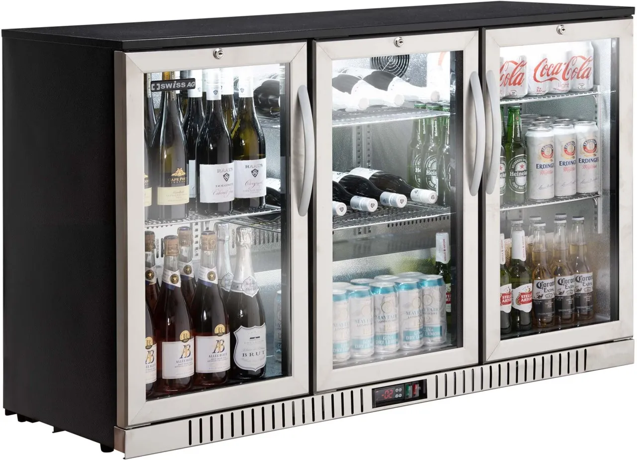 Swiss 320 L Triple Door Fridge