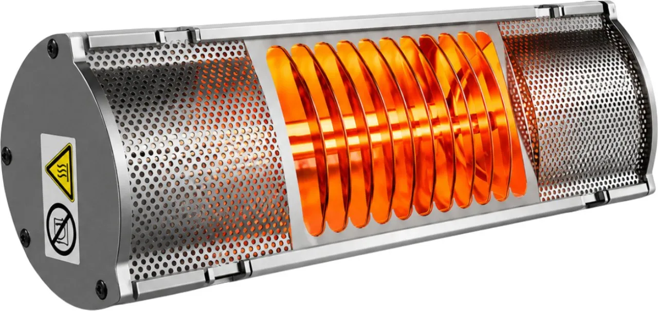 Technilamp Chaleur Ray TEC005 Infrared Bathroom Heater 850W Splash Proof Wall Panel Heater