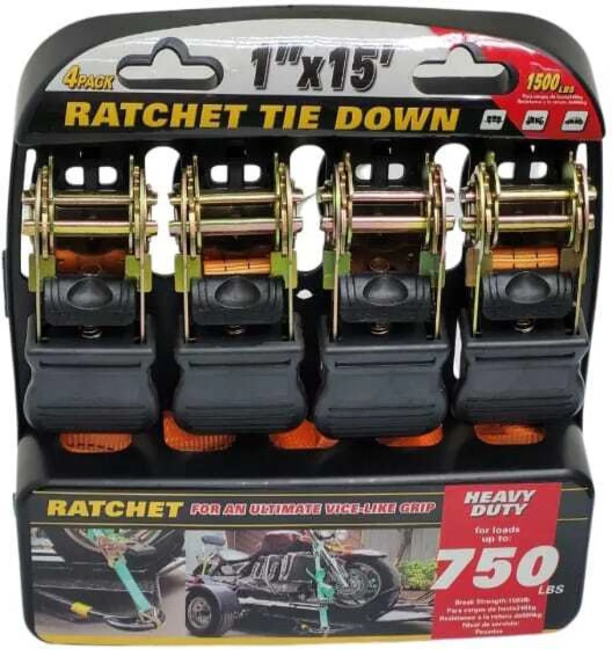 MB 4 Piece ratchet tie down Bailing Twine