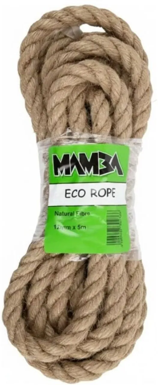 Mamba Eco Rope 12mm Thick Braided Rope 5m Braided Rope