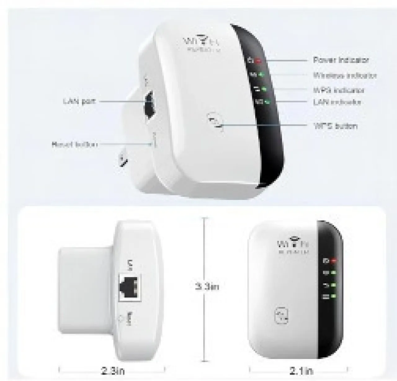 GENERIC WL-WIFI-300RE Router Antenna Booster