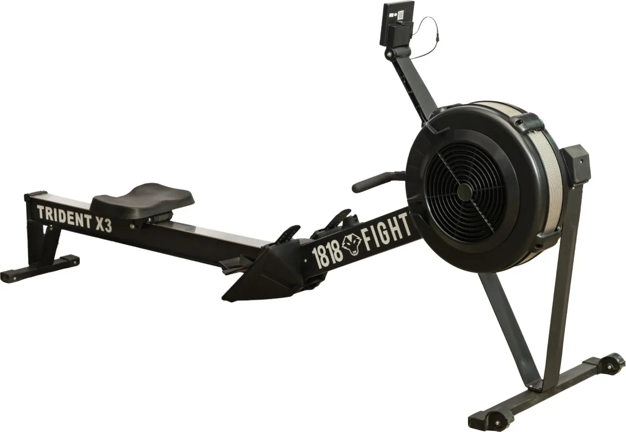 1818 Fight Trident X3 Commercial Air Rower - Air Resistance Fixed Rowing Machine