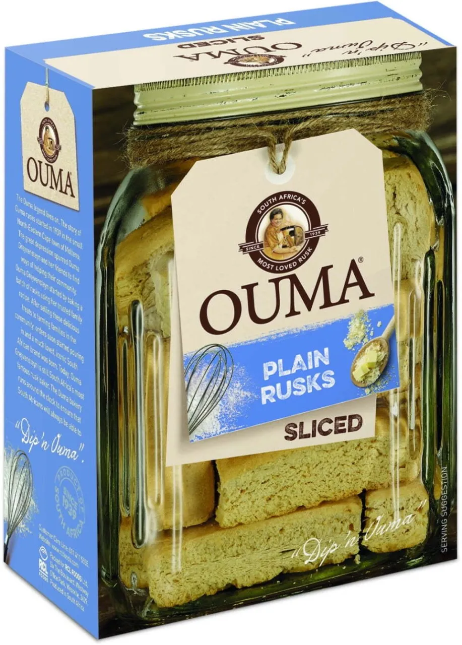 Ouma Sliced Plain Rusk