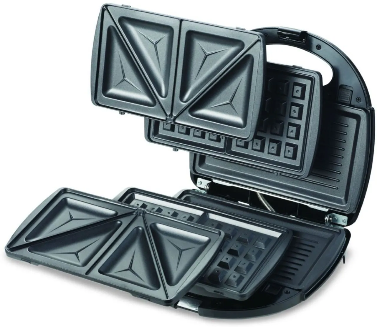 Generic 3-in-1 Sandwhich Maker - SMM01.A0BK Electric Toast, Waffle, Grill