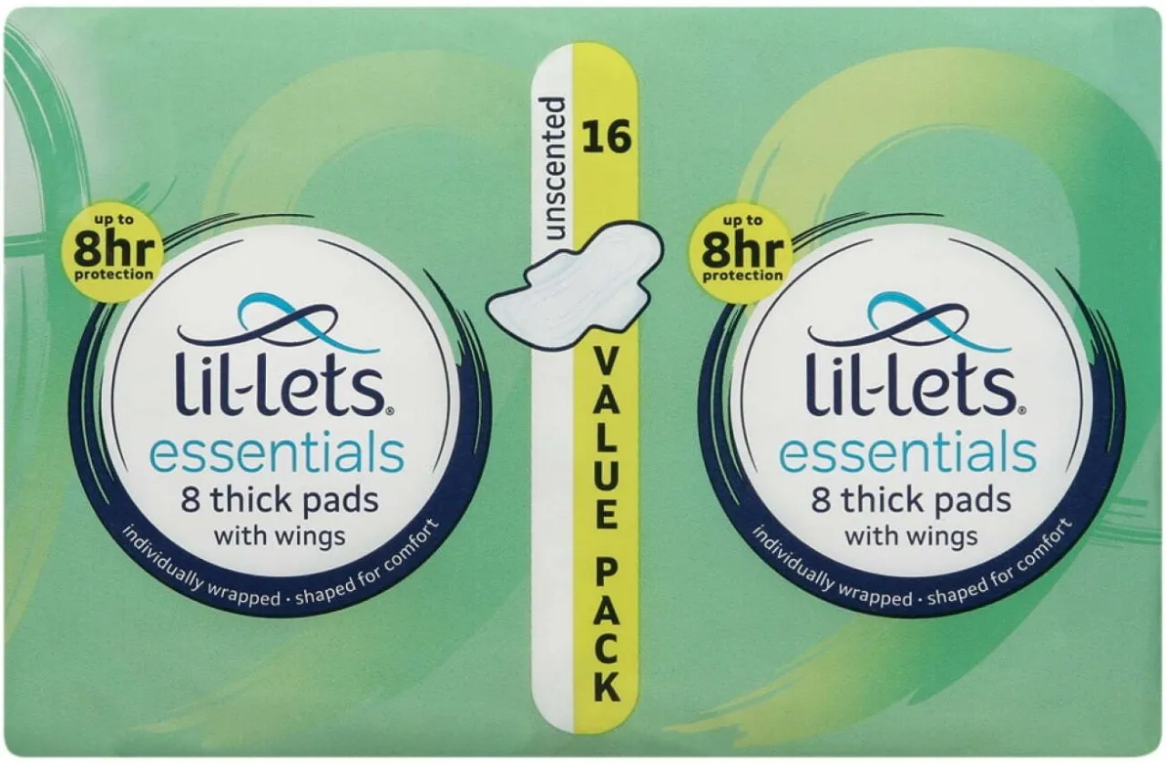 Lil-Lets Essentials Pads Unscented Maxisize Sanitary Pad