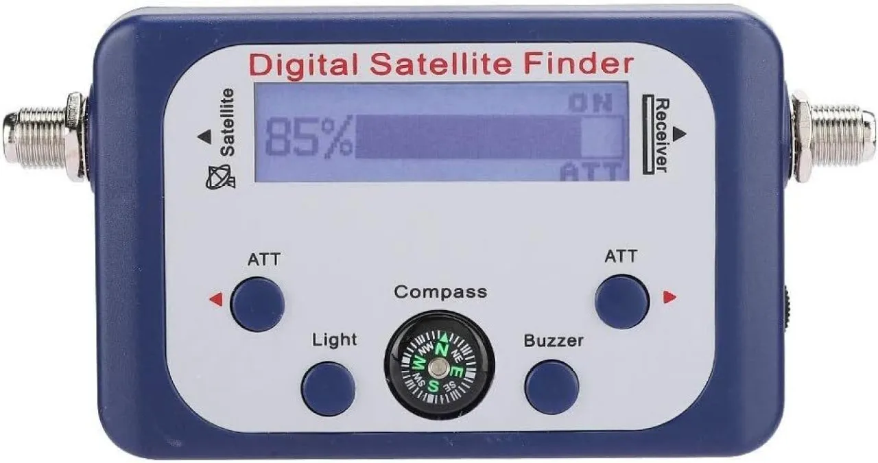 Solala Digital Satellite Finder, 950-2150MHz Satellite Finder Meter with LCD Display Screen with El…