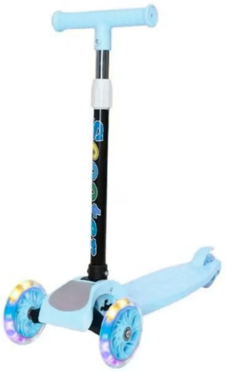 Generic Blue Foldable Kids  Kick  Scooter