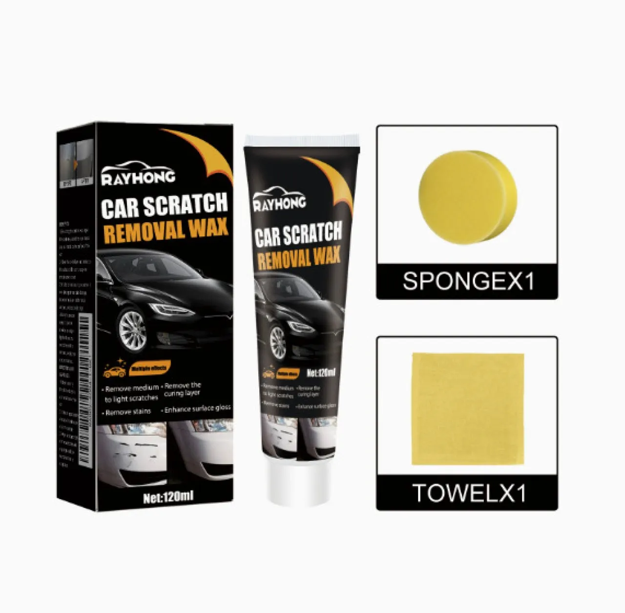 Rayhong Car scratch wax, car paint protection, polishing, scratch removal, maintenance, paint repai…
