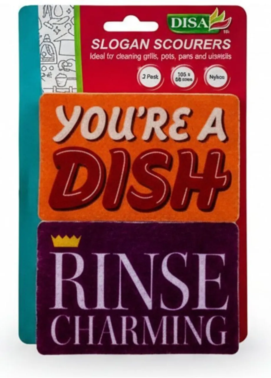 Disa Cleaning Sponges 2 Piece Scrub Sponge