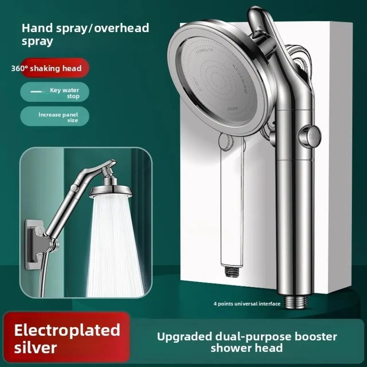 PCXRCMY Fixed Mount Shower Head
