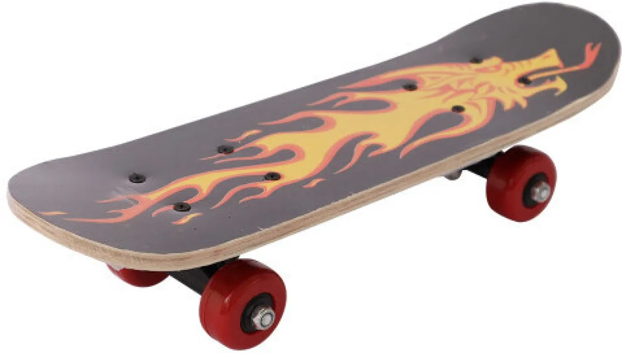 Fire Design Skateboard - Small (44cm) 44 cm x 5 cm Skateboard