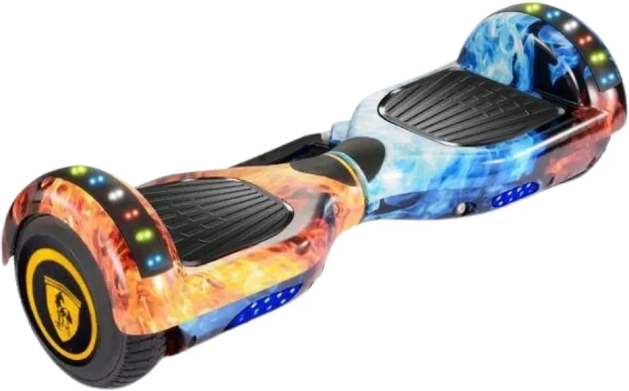 Generic 6.5 Inch Smart Auto Balance Hoverboard With Bluetooth Speaker - Red&Blue 60 cm x 20 cm Skat…