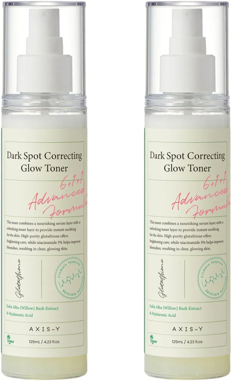 AXIS-Y Dark Spot Glow Toner 125ml Brightening Hydrating Facial Toner for All Skin Types to Clear Da…