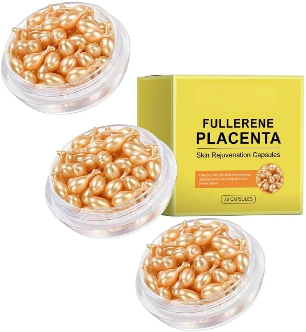 WEIWEISTORE Collagen Facial Serum Capsules