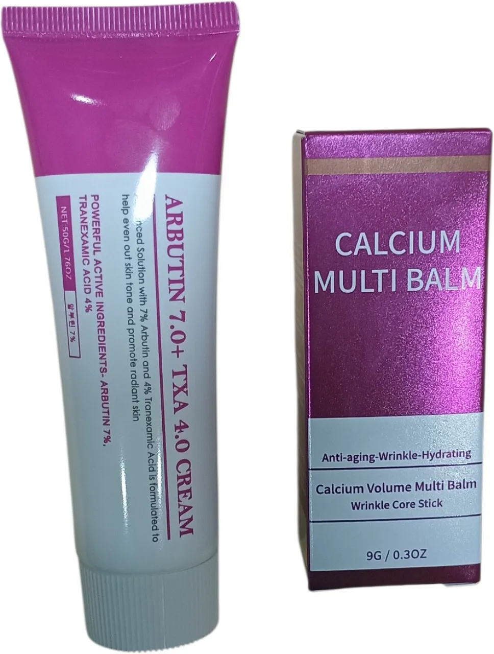 Calcium Multi Balm & Arbutin 7.0+ Txa 4.0 Cream Combo