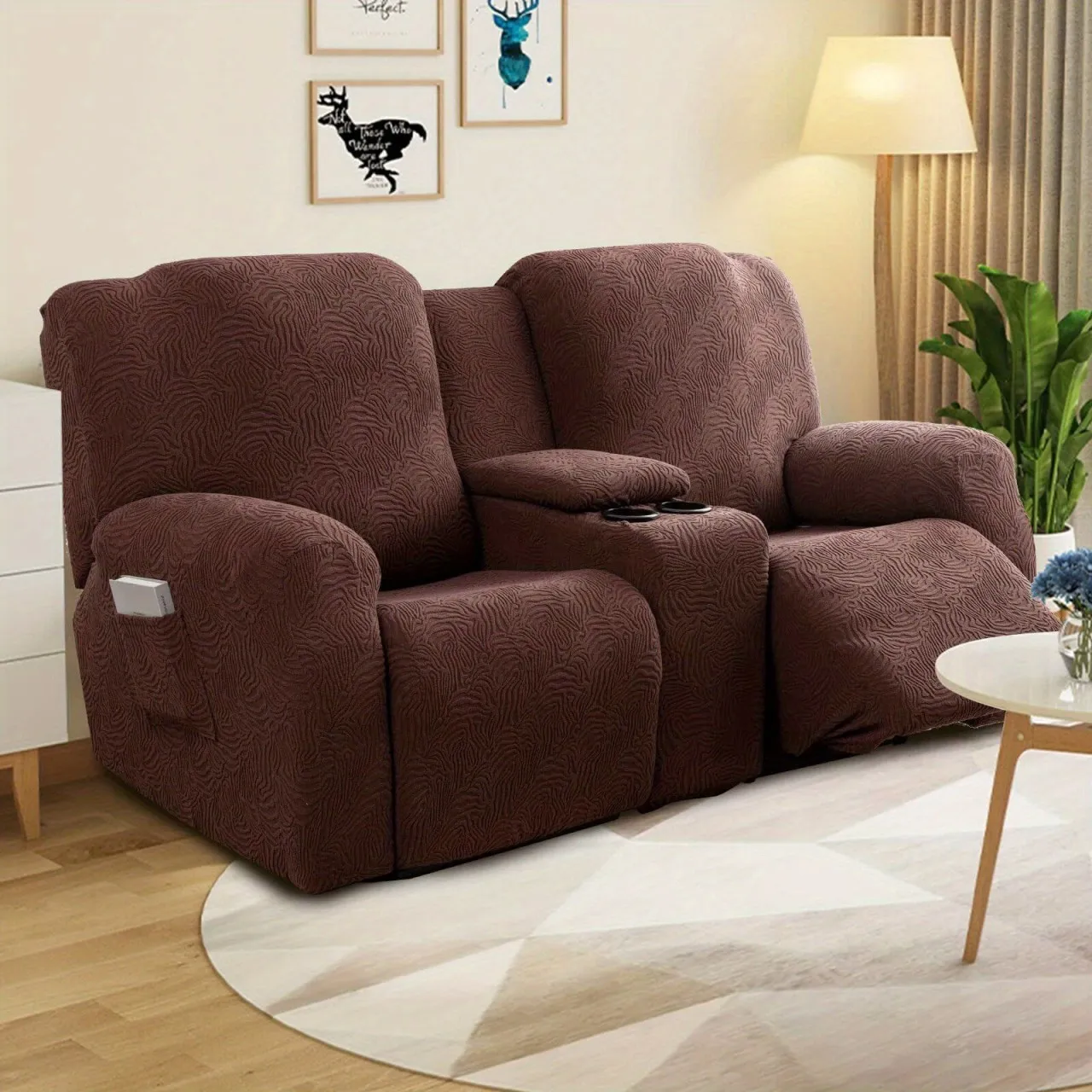 Huanix Generic Striped Sofa Cover
