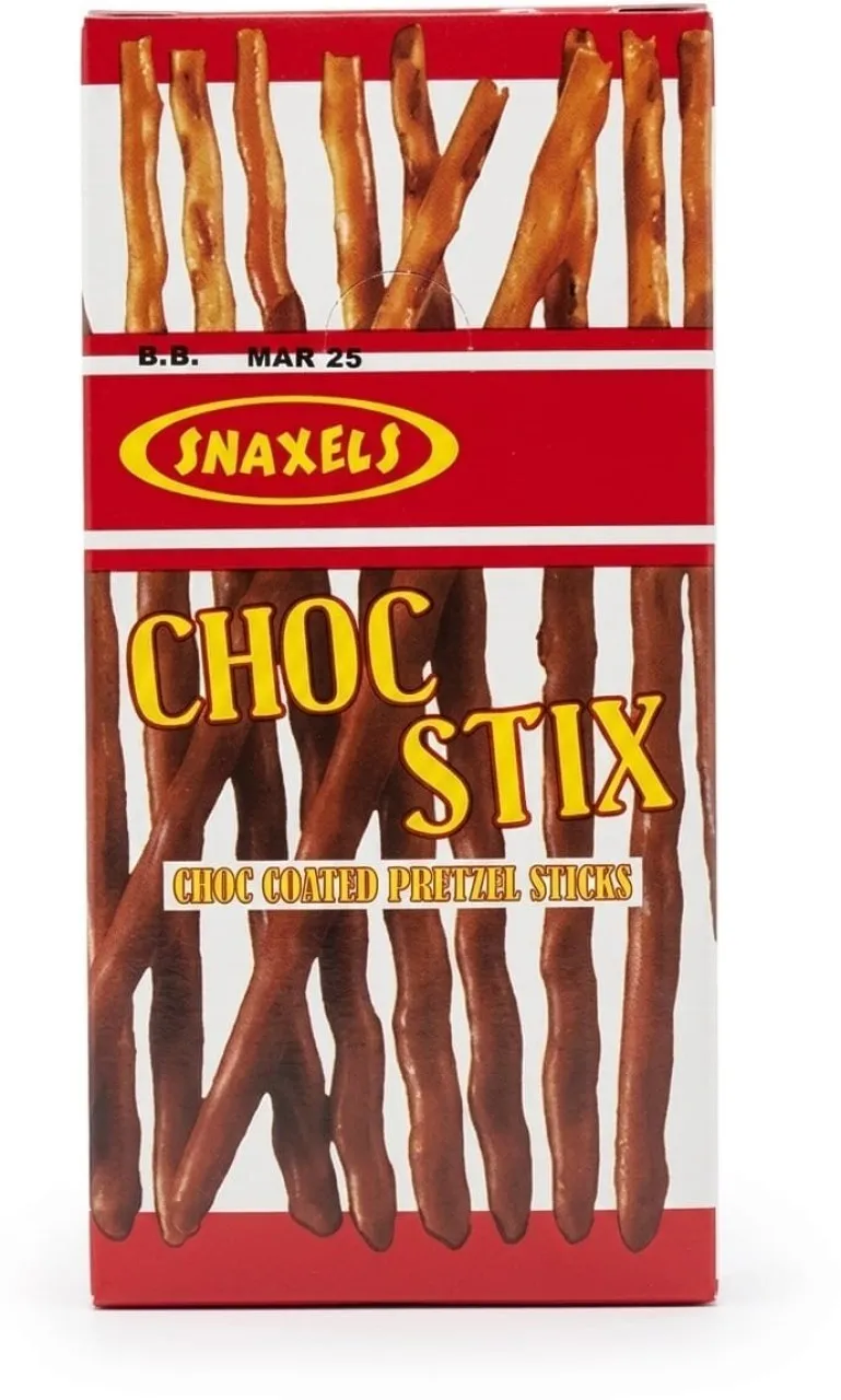 SNEXELS Choc Sticks Pretzels