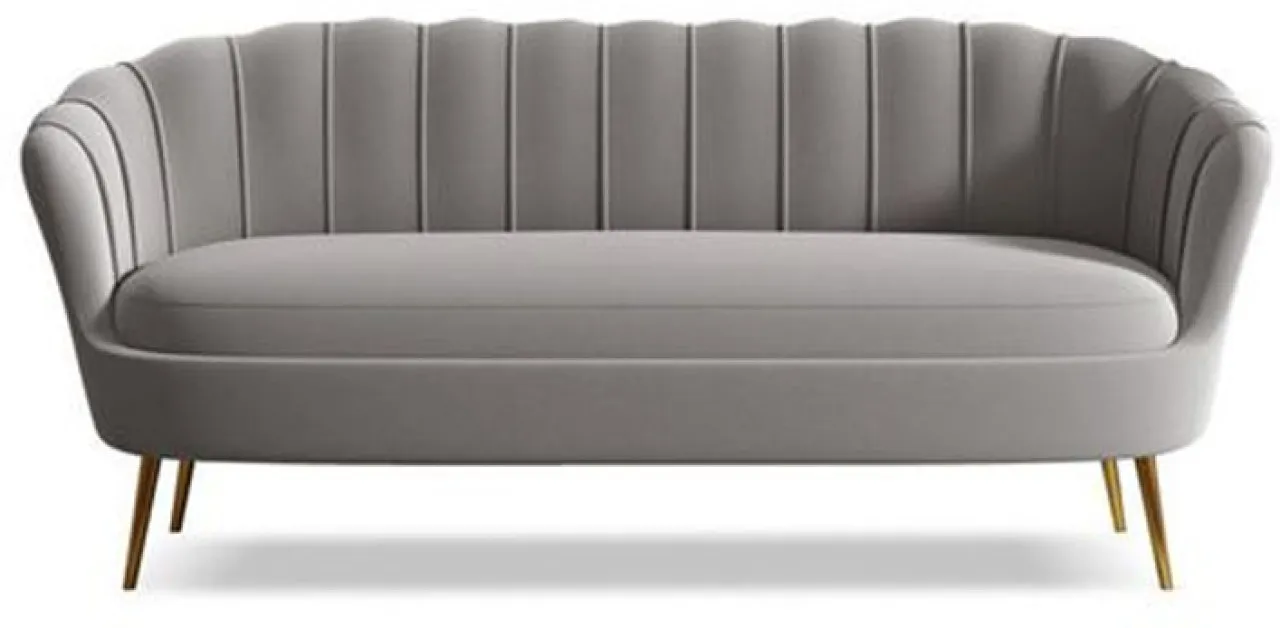 Cordelle 47'' 2-Seater Sofa grey 854693 Velvet 2 Seater  Sofa